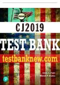 Test Bank For CJ 2019 1st Edition All Chapters - 9780135202173