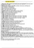 NIC Written Exam 1. What does ADA stand for and what year was it passed?: Americans with Disabilities Act in 1990 2. What are the 3 levels of the NIC: Certified, Advanced, and Mastered 3. CI: Certificate of Interpretation 4. CT: Certificate of Translitera