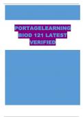 PORTAGELEARNING BIOD 121 LATEST VERIFIED