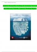 Solution Manual For Auditing & Assurance Services 9th Edition by Timothy Louwers, Penelope Bagley, Allen Blay, Jerry Strawser and Jay Thibodeau