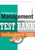 Test Bank For Fundamentals of Management 10th Edition All Chapters - 9780134240848