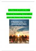 Solution Manual for Financial Accounting 11th Edition Robert Libby, Patricia Libby, Frank Hodge