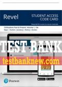 Test Bank For Civilizations Past and Present, Volume 1 13th Edition All Chapters - 9780134989372