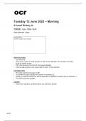 ocr A Level History A Y220-01 June2023 Question Paper.