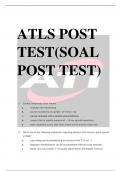 ATLS POST  TEST(SOAL  POST TEST)