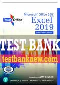 Test Bank For Your Office: Microsoft Office 365, Excel 2019 Comprehensive 1st Edition All Chapters - 9780136874867