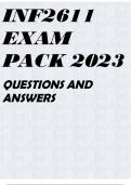 INF2611 EXAM PACK 2023