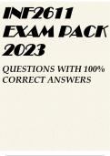 INF2611 EXAM PACK 2023