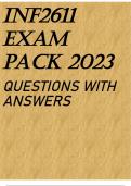 INF2611 EXAM PACK 2023