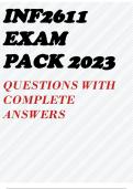 INF2611 EXAM PACK 2023