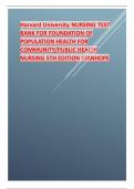 Test Bank for foundation of population health for community public health nursing 5th edition by stanhope.pdf