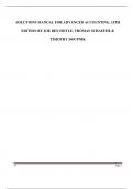 SOLUTIONS MANUAL for Advanced Accounting, 15th Edition by Joe Ben Hoyle, Thomas Schaefer & Timothy Doupnik ISBN13: 9781264798483 A+ 