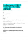 Real asvab test!!! 100%  VERIFIED ANSWERS  2023/2024