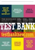 Test Bank For Sociology Project 3.0, The: Introducing the Sociological Imagination 3rd Edition All Chapters - 9780137871926