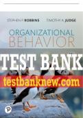 Test Bank For Organizational Behavior 19th Edition All Chapters - 9780137687206