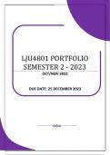 LJU4801 PORTFOLIO EXAM SEMESTER 2 - OCT/NOV 2023