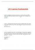 ATI Capstone Fundamentals