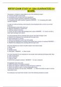 NRFSP EXAM STUDY #1 Q&A GUARANTEED A+ SCORE.  NRFSP EXAM STUDY #1 Q&A GUARANTEED A+ SCORE.  NRFSP EXAM STUDY #1 Q&A GUARANTEED A+ SCORE.