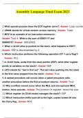 CA Aceable Final Exam 2023 Questions and Answers Solved Inability to focus, yawning, drifting between lanes are signs of Ans- drowsy driving When pulled over by a law enforcement officer, you should Ans- pull over and stop in the right shoulder