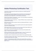 Adobe Photoshop Certification Test 2023-solved