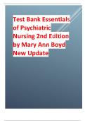 Test Bank for Essentials of Psychiatric Nursing 2nd Edition by Mary Ann Boyd New Update .pdf