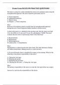 Exam Cram NCLEX-PN PRACTICE QUESTIONS