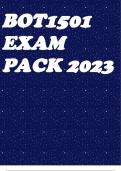 BOT1501 EXAM PACK 2023