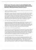 NR 451 week 7 Discussion Capstone Latest Verified Review 2023 Practice Questions and Answers for Exam Preparation, 100% Correct with Explanations, Highly Recommended, Download to Score A+