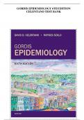 GORDIS EPIDEMIOLOGY 6TH EDITION CELENTANO TEST BANK