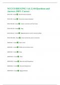 NCCCO RIGGING 1 & 2 | 60 Questions and Answers 100% Correct