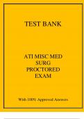 ATI MISC MED SURG PROCTORED EXAM