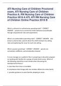 ATI Nursing Care of Children Proctored exam, ATI Nursing Care of Children Practice A, RN Nursing Care of Children Practice 2019 A ATI, ATI RN Nursing Care of Children Online Practice 2019 B What is a dictorial or authoritarian