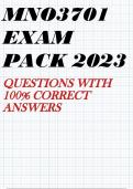 MNO3701 EXAM PACK 2023