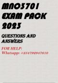 MNO3701 EXAM PACK 2023