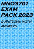 MNO3701 EXAM PACK 2023