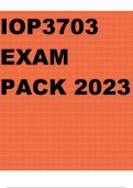 IOP3703 EXAM PACK 2023