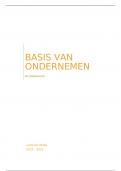 samenvatting basis van ondernemen  (Ann Robberecht)