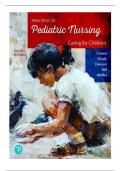 Test bank For Principles of Pediatric Nursing 8th Edition Caring for Children by Kay Cowen; Laura Wisely; Robin Dawson; Jane Ball; Ruth Bindler 9780137421428 Chapter 1-31 Complete Guide A+