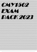 CMY1502 EXAM PACK 2023