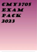 CMY3705 EXAM PACK 2023