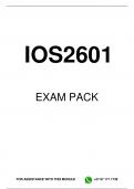 IOS2601 EXAM PACK 2023