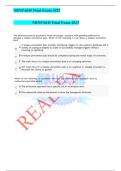 Exam NRNP 6645 FINAL EXAM (2 VERSIONS, 200 Q & A, LATEST-