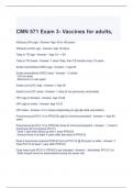 CMN 571 Exam Bundle (Graded A)