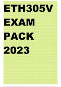 ETH305V EXAM PACK 2023