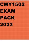 CMY1502 EXAM PACK 2023