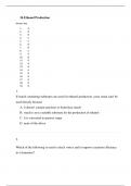 Biotechnology |Ethanol Production Questions and Answers