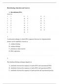 Biotechnology |Recombinant DNA Questions and Answers