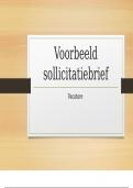 SOLLICITATIEBRIEF