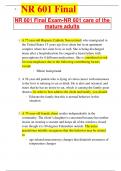 NR 601 Final Exam-NR 601 care of the mature adults NR 601 Final Exam-NR 601 care of the mature adults NR 601 Final Exam-NR 601 care of the mature adults NR 601 Final Exam-NR 601 care of the mature adults NR 601 Final Exam-NR 601 care of the mature adults 