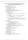 NURS 5334 EXAM 3 ADVANCED PHARMACOLOGY EXAM 3Exam 3 Study Questions ALEADY GRADED A •